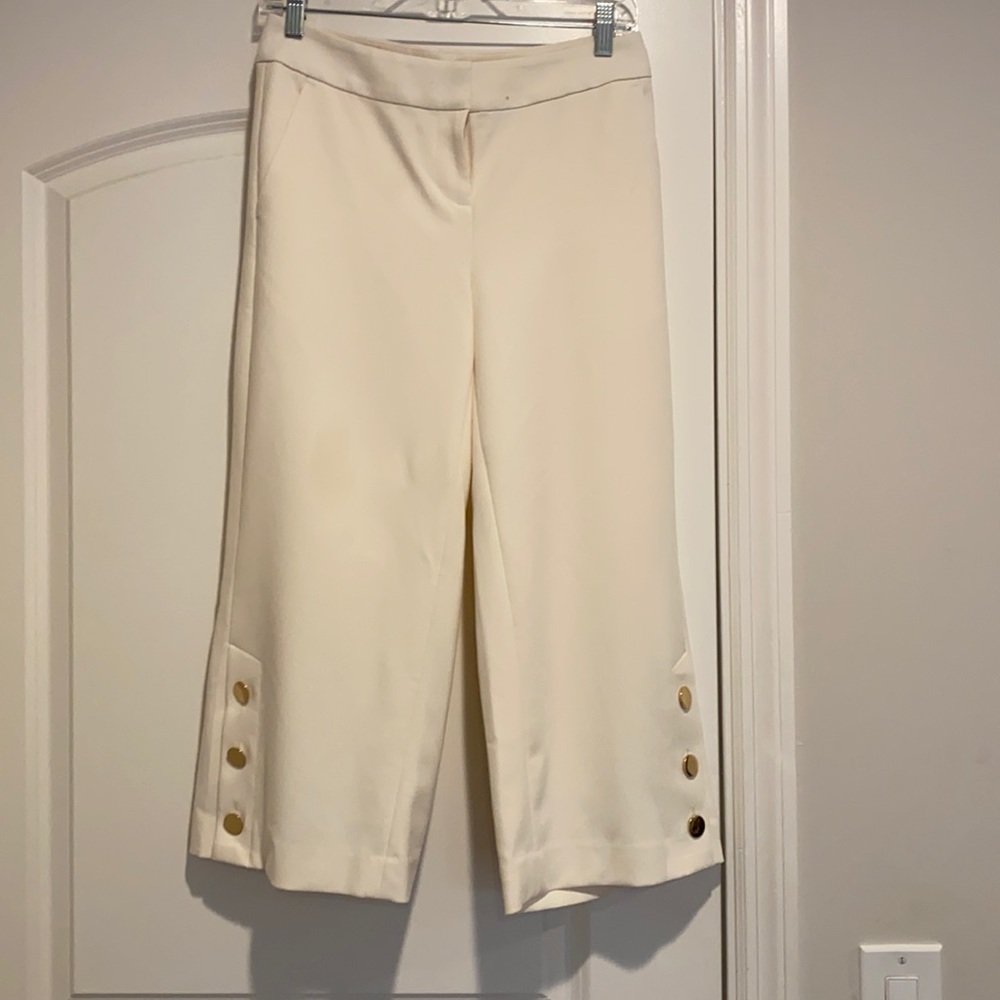 Ann Taylor Loft Cropped Wide Leg Pant